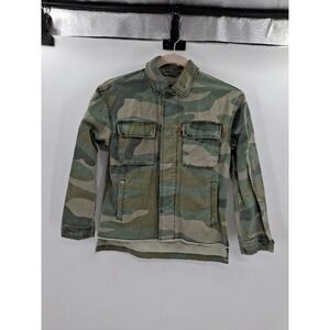 Levis Womens Oversized Camo Shirt‎ Size XS